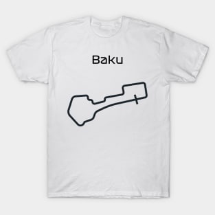 F1 baku track design T-Shirt